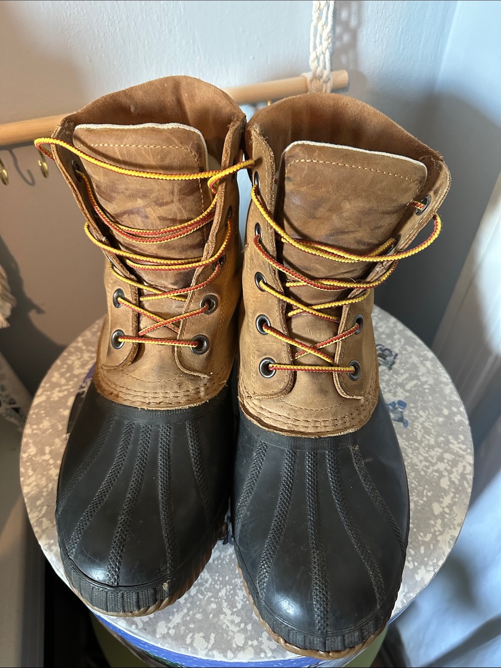 Sorel Brown and Black Duck Boots